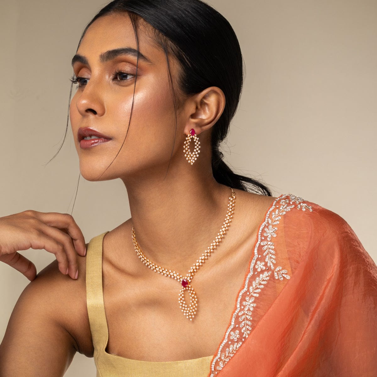 Zircon Necklace Zircon Necklace 190978