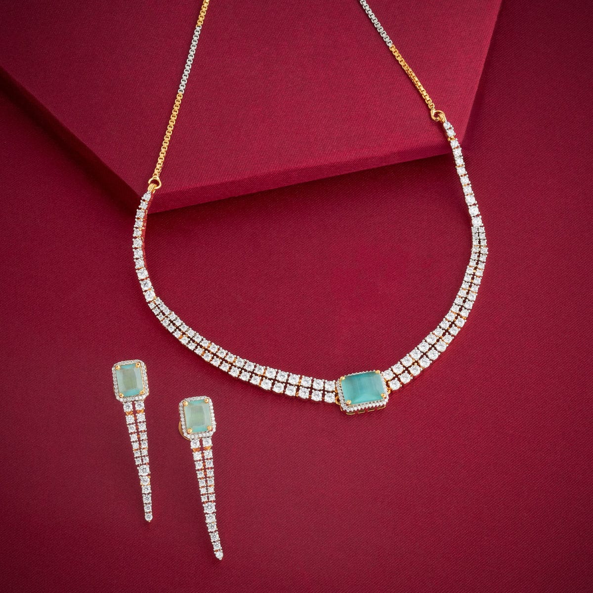 Zircon Necklace Zircon Necklace 191034