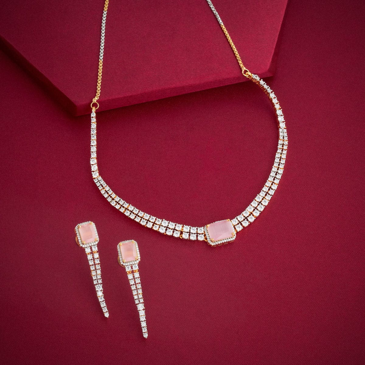 Zircon Necklace Zircon Necklace 191034