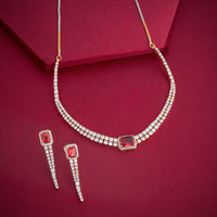 Zircon Necklace Zircon Necklace 191034