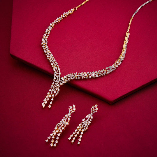 Zircon Necklace Zircon Necklace 191036