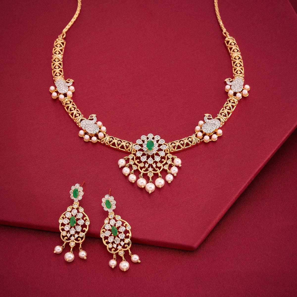 Zircon Necklace Zircon Necklace 191050