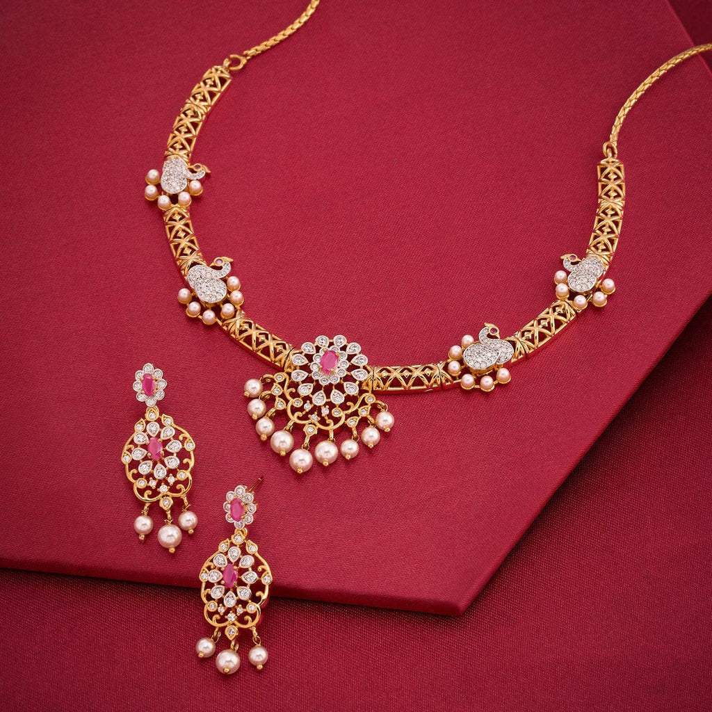 Zircon Necklace Zircon Necklace 191050