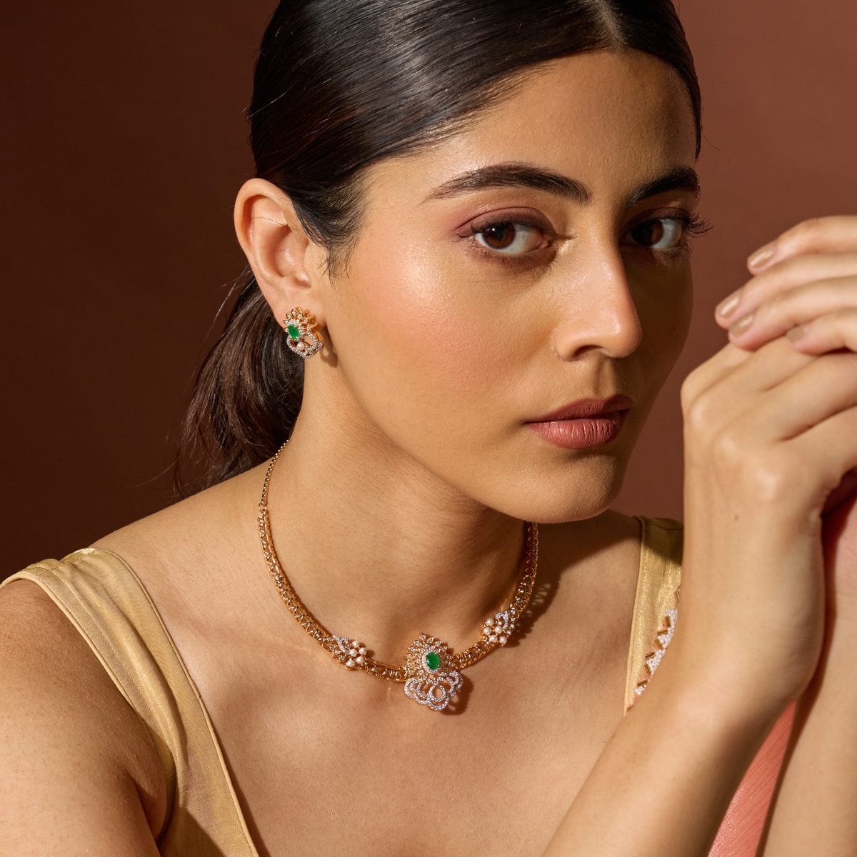 Zircon Necklace Zircon Necklace 191052