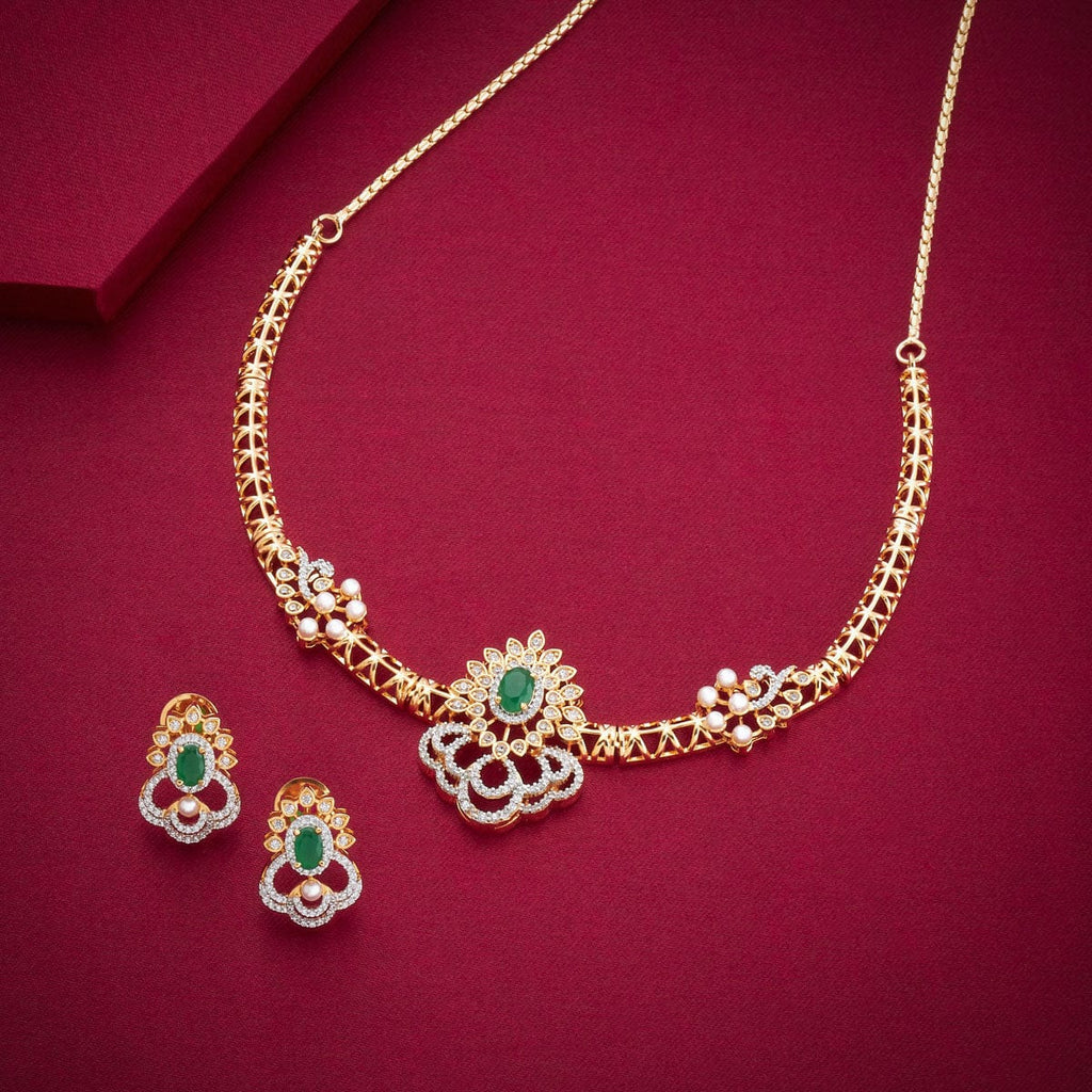 Zircon Necklace Zircon Necklace 191052