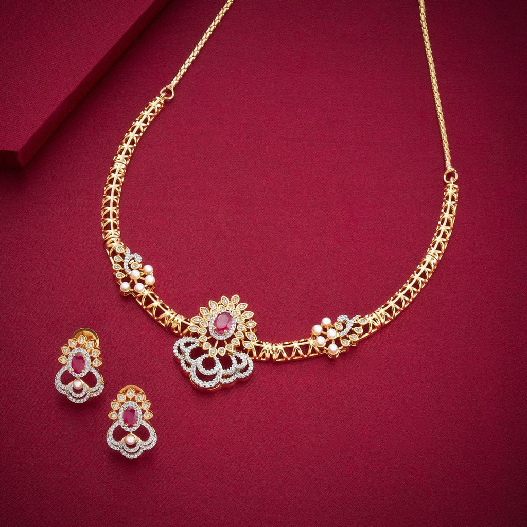 Zircon Necklace Zircon Necklace 191052