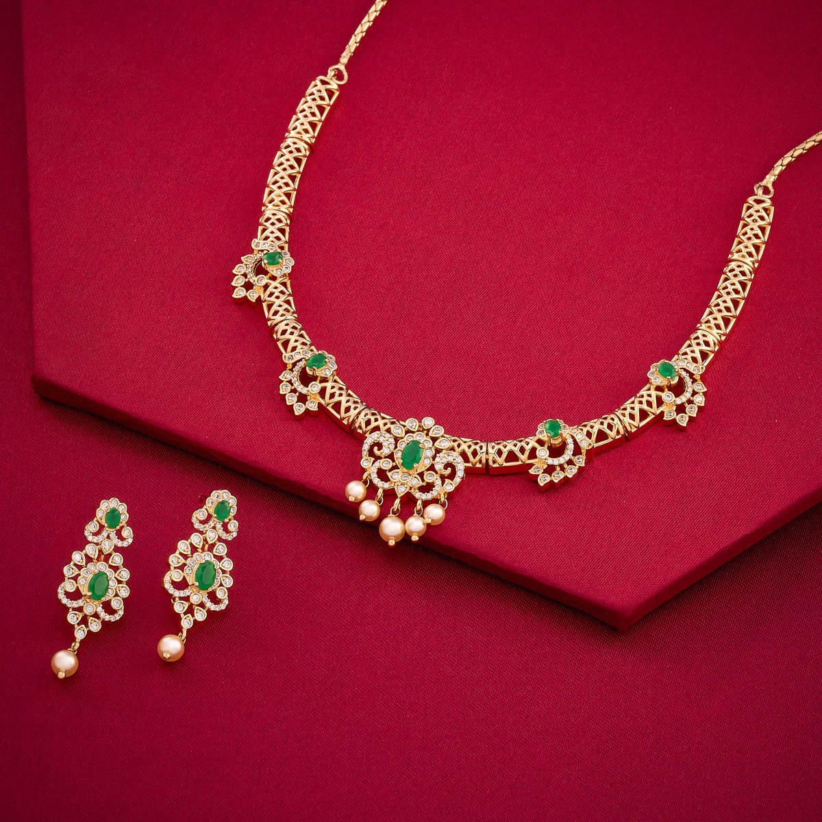 Zircon Necklace Zircon Necklace 191053