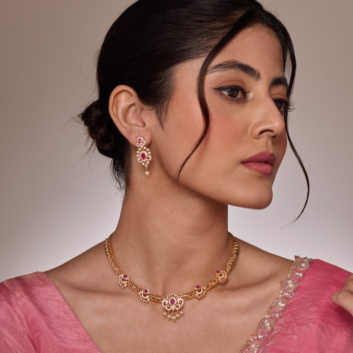 Zircon Necklace Zircon Necklace 191053