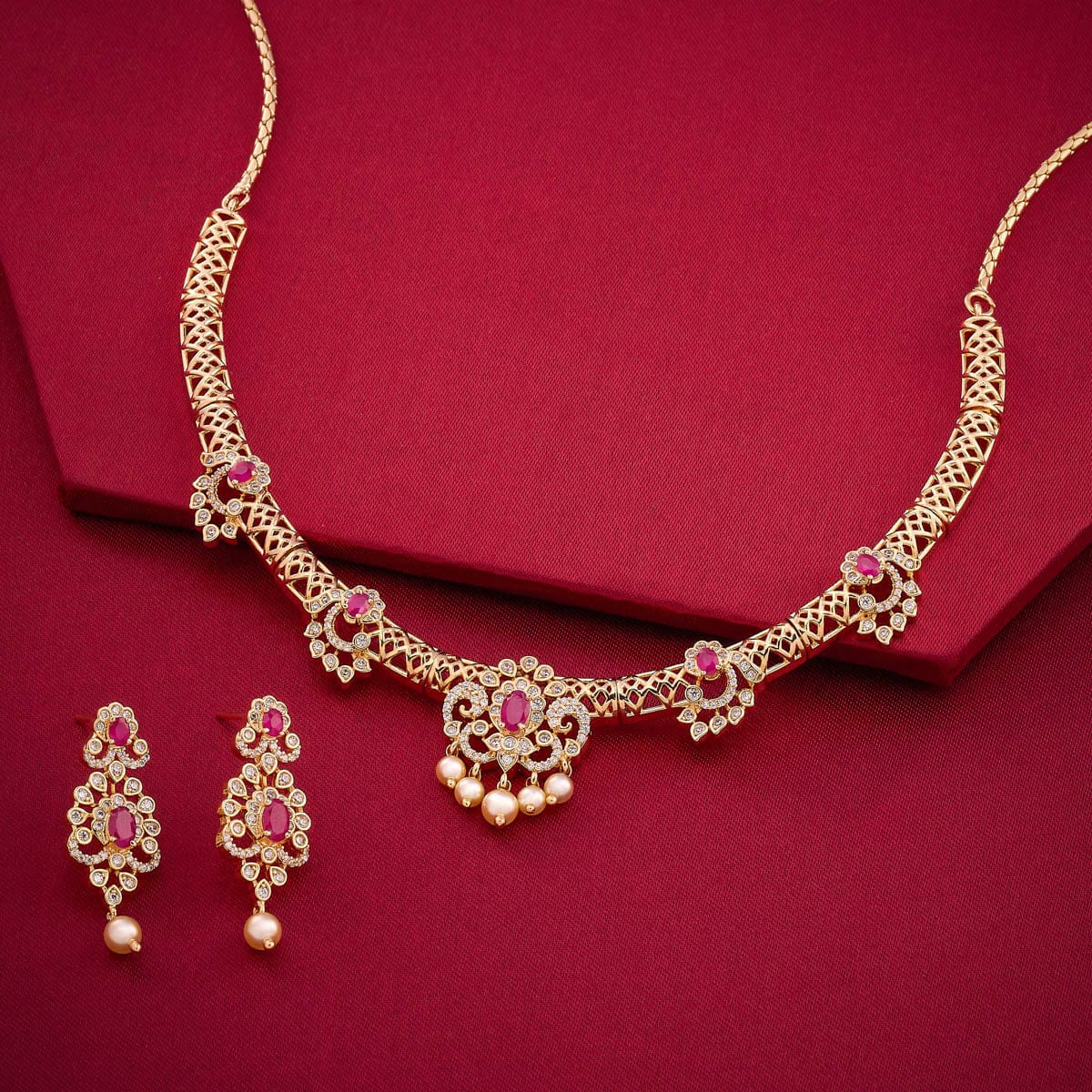 Zircon Necklace Zircon Necklace 191053