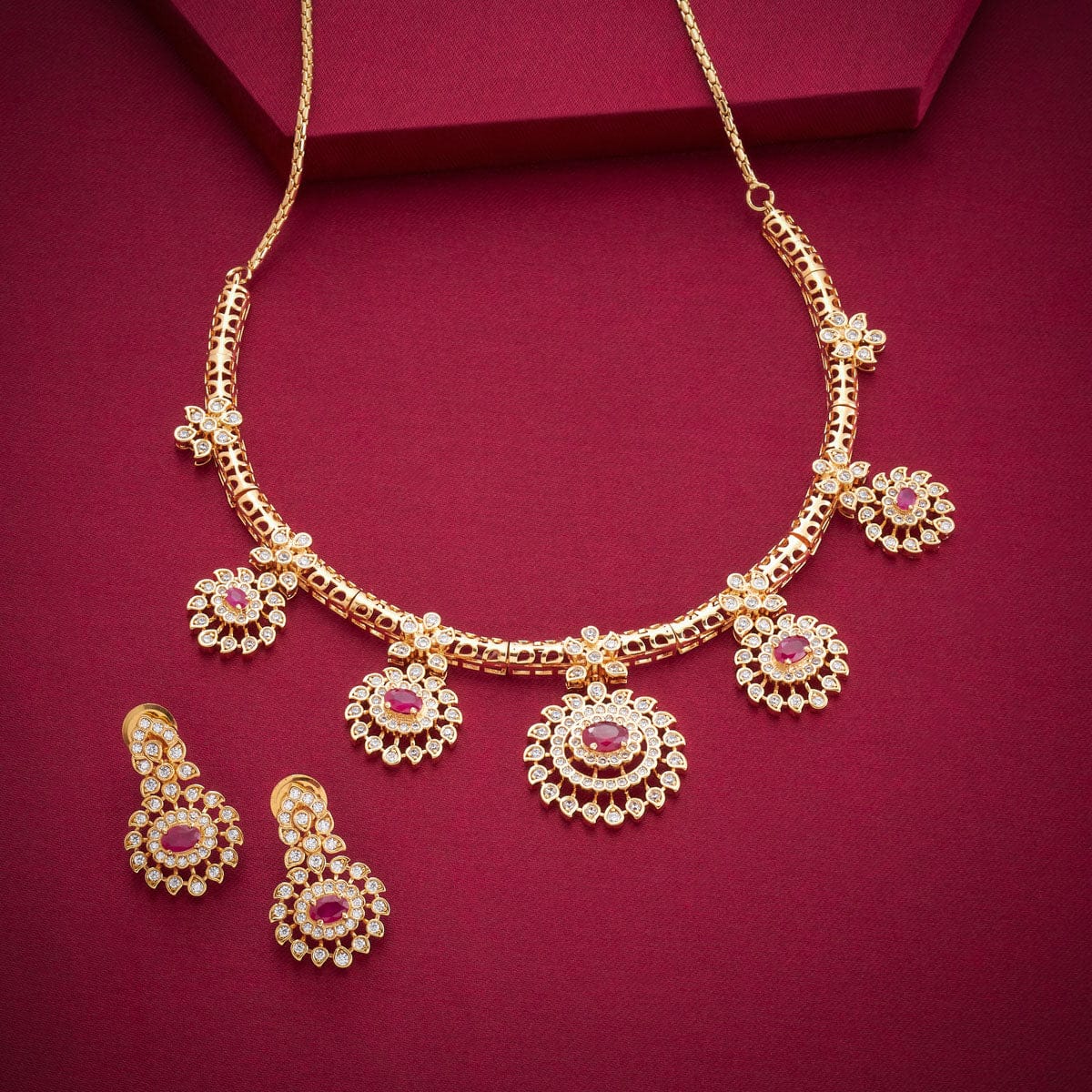 Zircon Necklace Zircon Necklace 191054