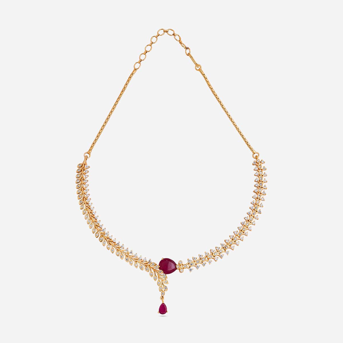 Zircon Necklace Zircon Necklace 191056