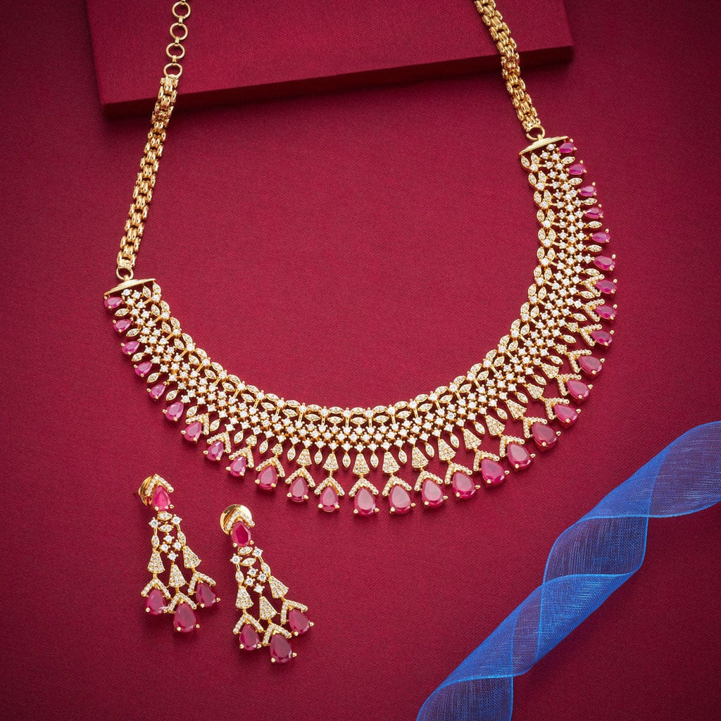 Zircon Necklace Zircon Necklace 191057