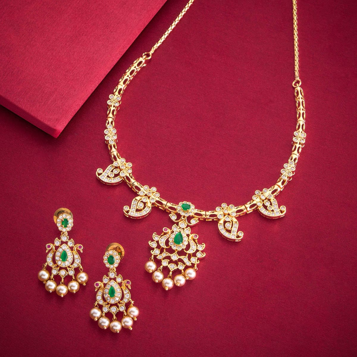 Zircon Necklace Zircon Necklace 191060