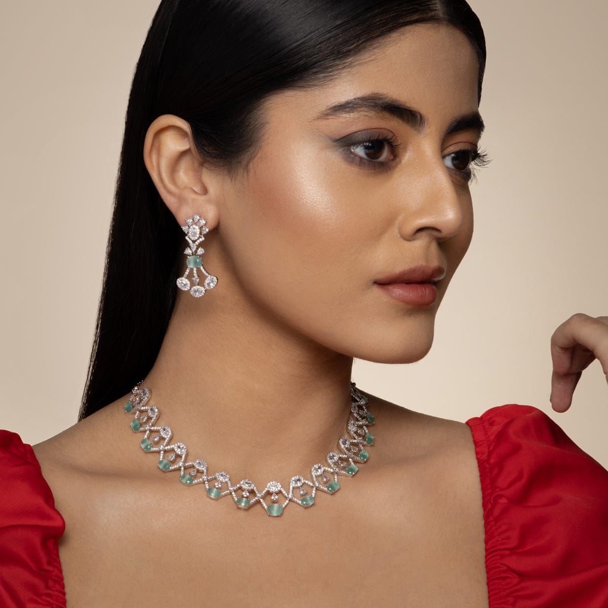 Zircon Necklace Zircon Necklace 191693