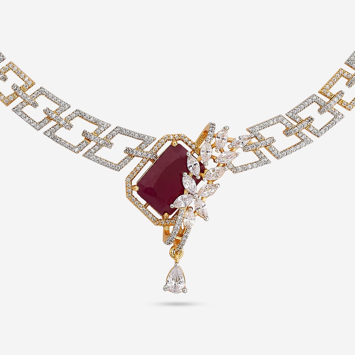 Zircon Necklace Zircon Necklace 191701