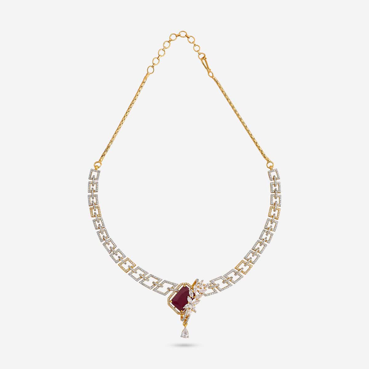 Zircon Necklace Zircon Necklace 191701