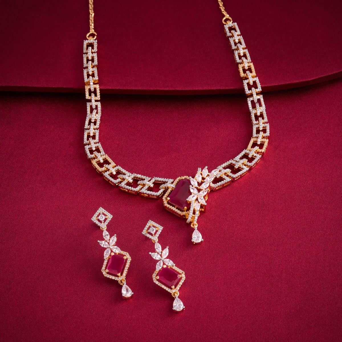 Zircon Necklace Zircon Necklace 191701