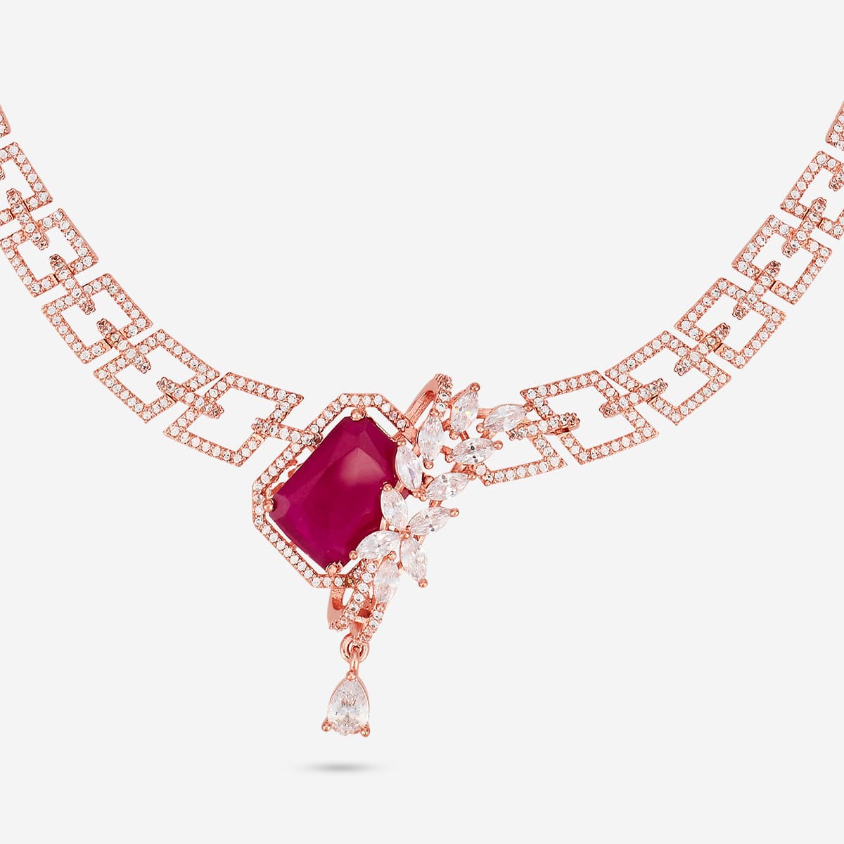 Zircon Necklace Zircon Necklace 191701