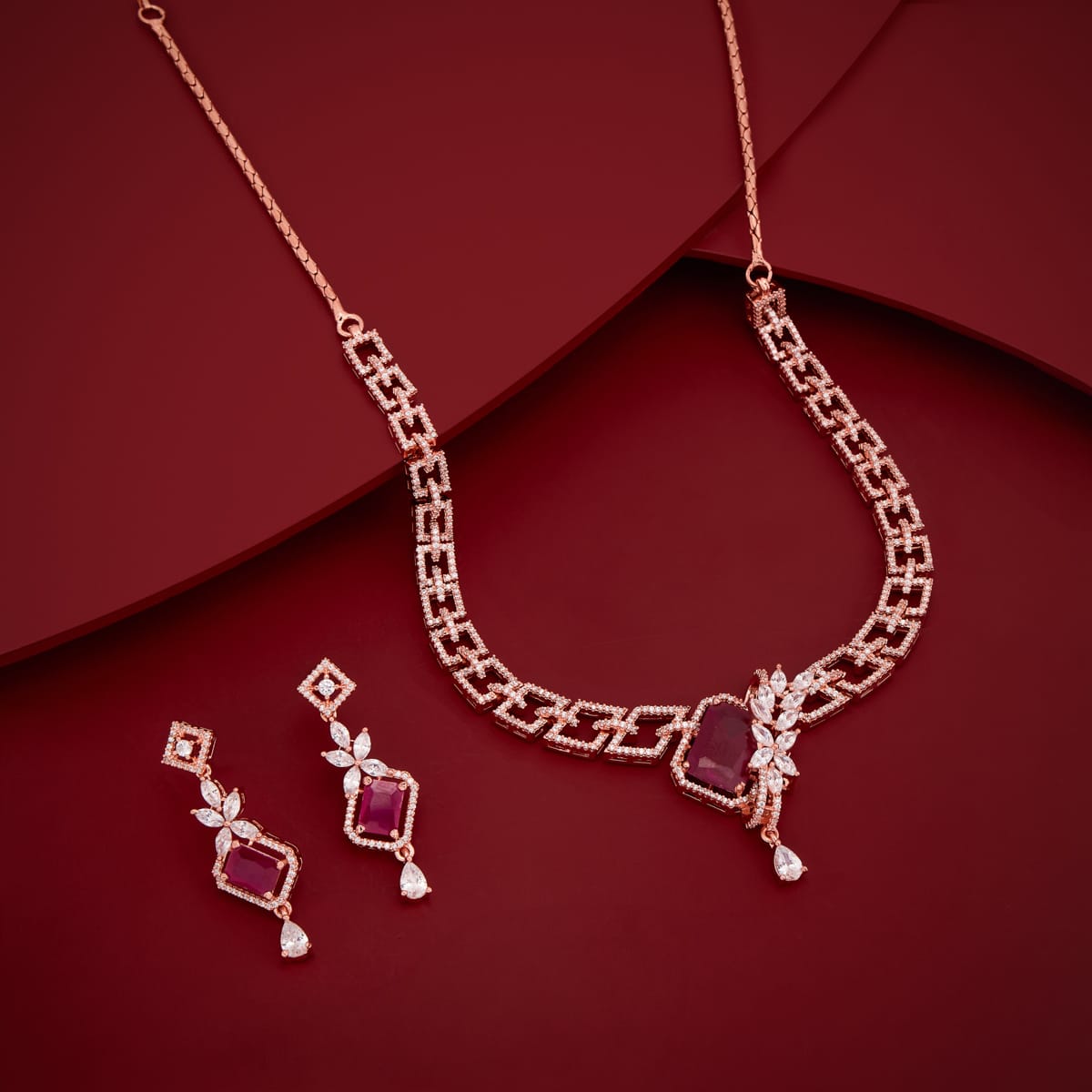 Zircon Necklace Zircon Necklace 191701