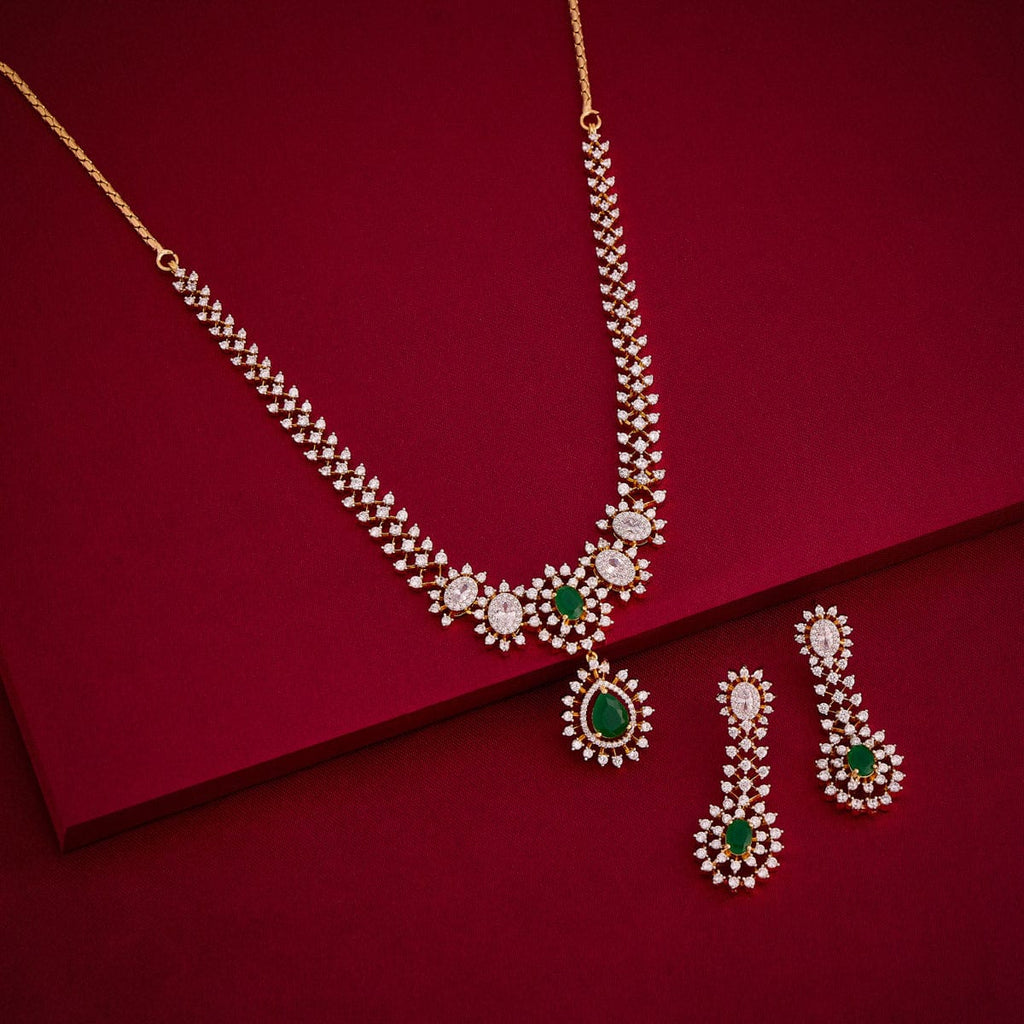 Zircon Necklace Zircon Necklace 191702