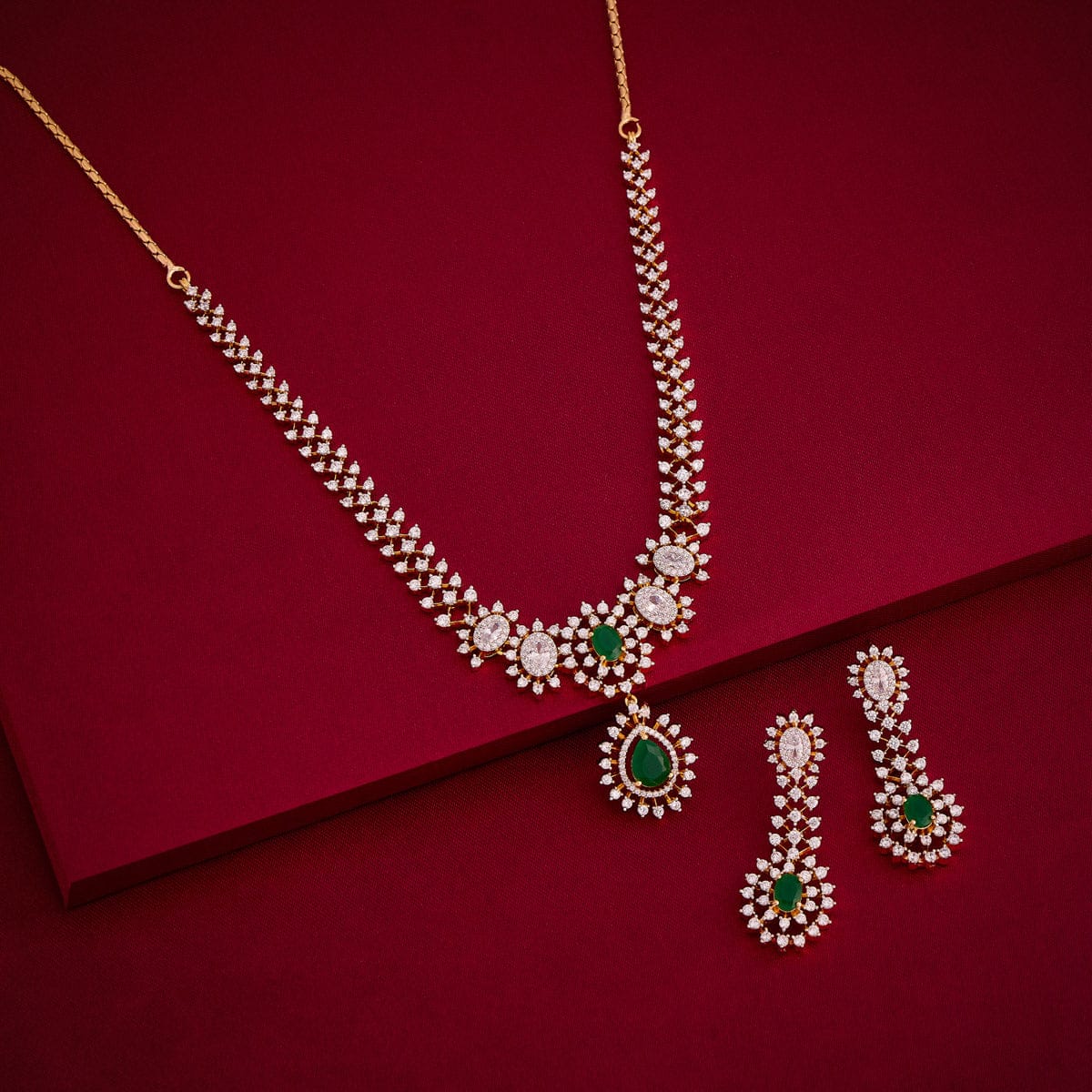 Zircon Necklace Zircon Necklace 191702