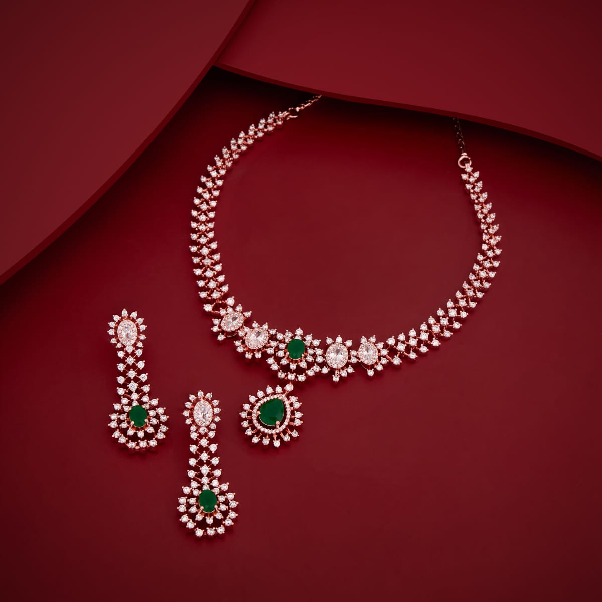 Zircon Necklace Zircon Necklace 191702