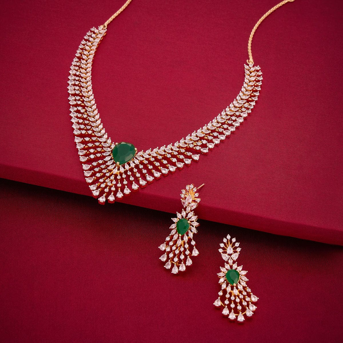 Zircon Necklace Zircon Necklace 191703