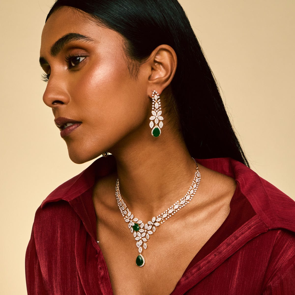 Zircon Necklace Zircon Necklace 191705