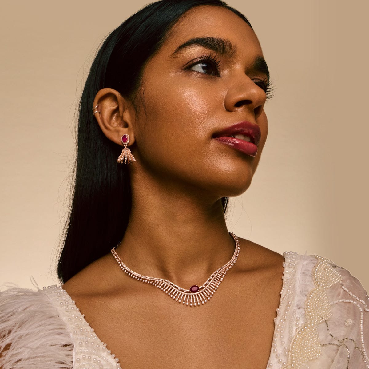 Zircon Necklace Zircon Necklace 191706