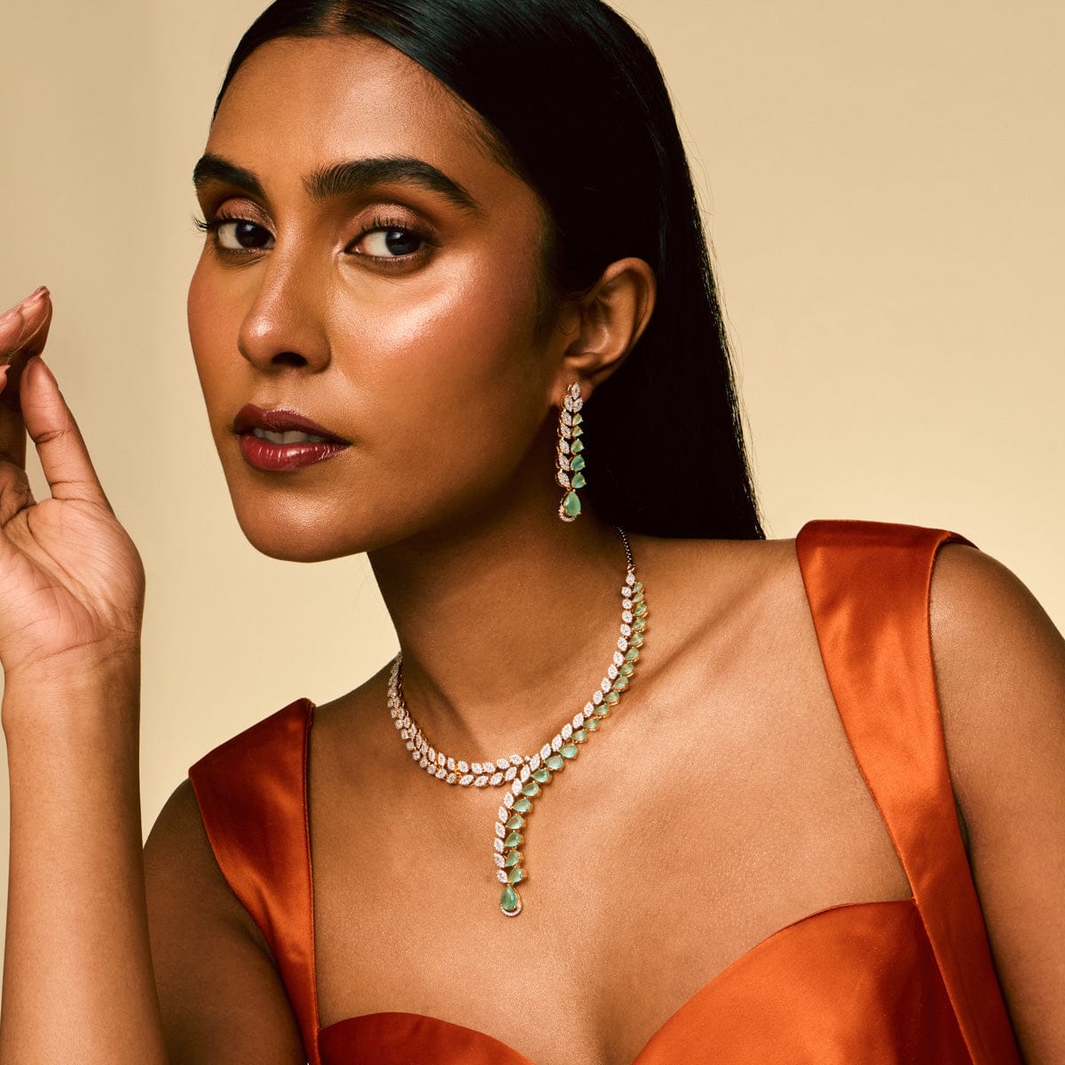 Zircon Necklace Zircon Necklace 191711