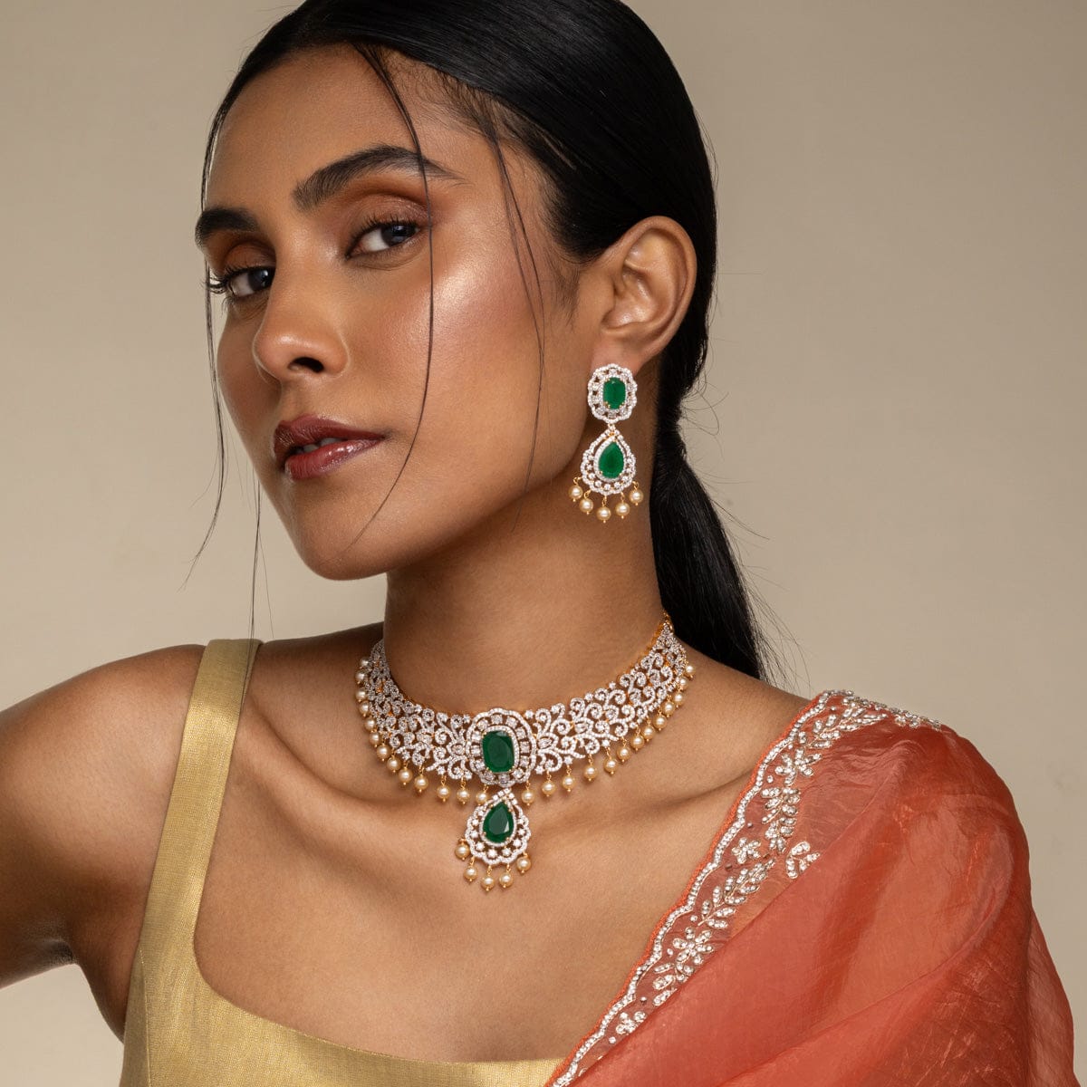 Zircon Necklace Zircon Necklace 191712