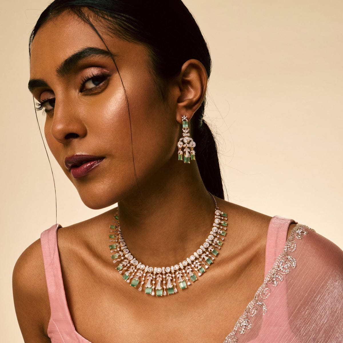 Zircon Necklace Zircon Necklace 191713