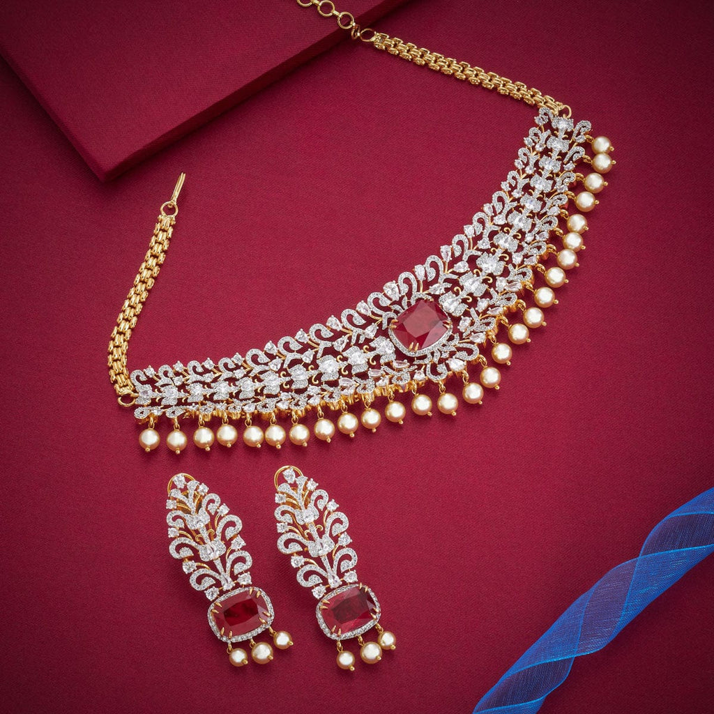 Zircon Necklace Zircon Necklace 191715