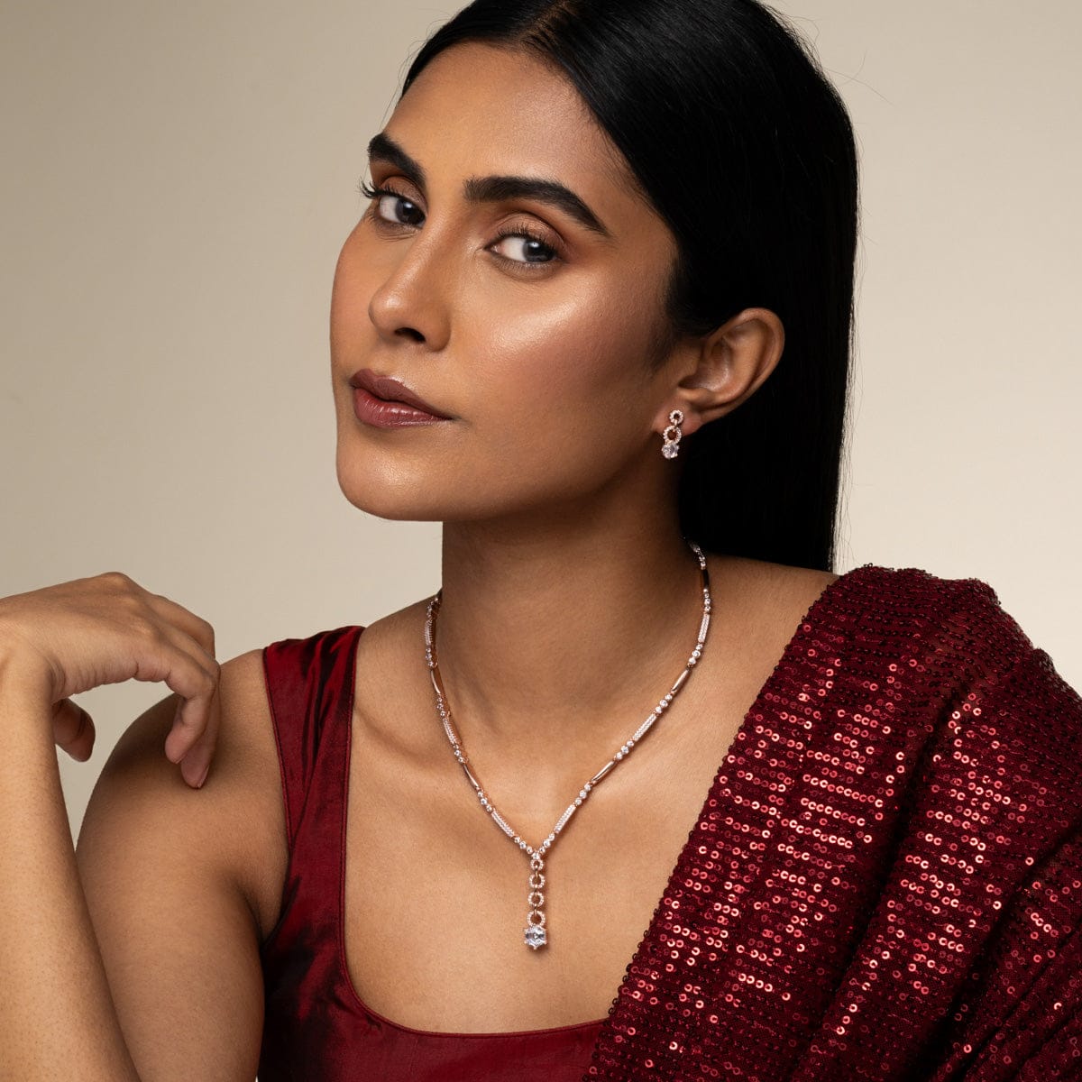 Zircon Necklace Zircon Necklace 191806