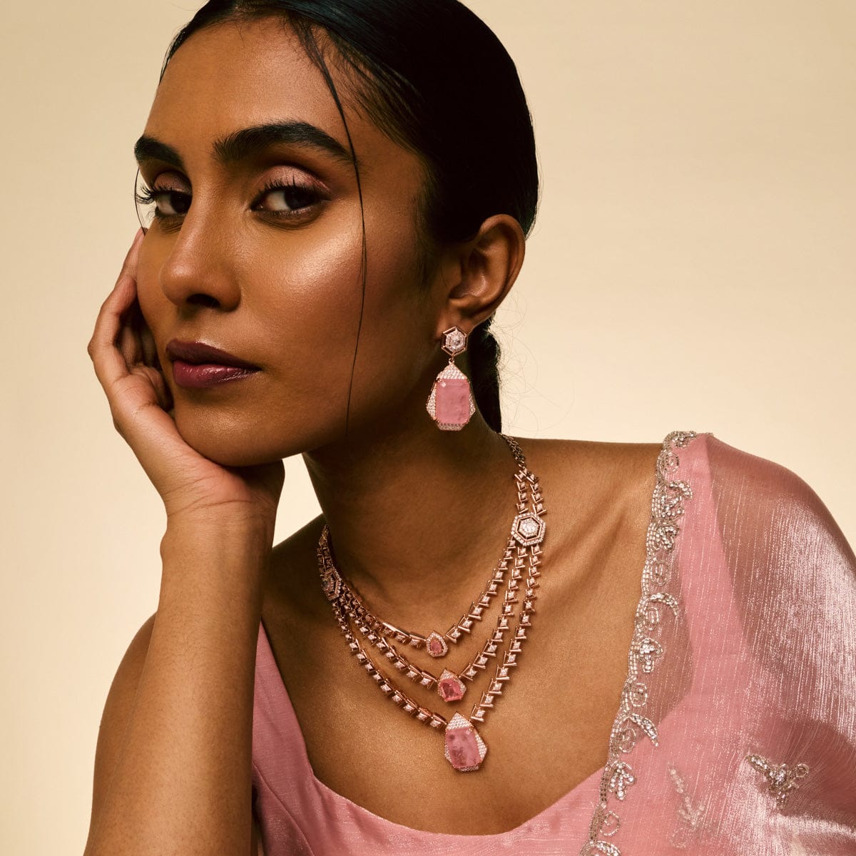 Zircon Necklace Zircon Necklace 191807