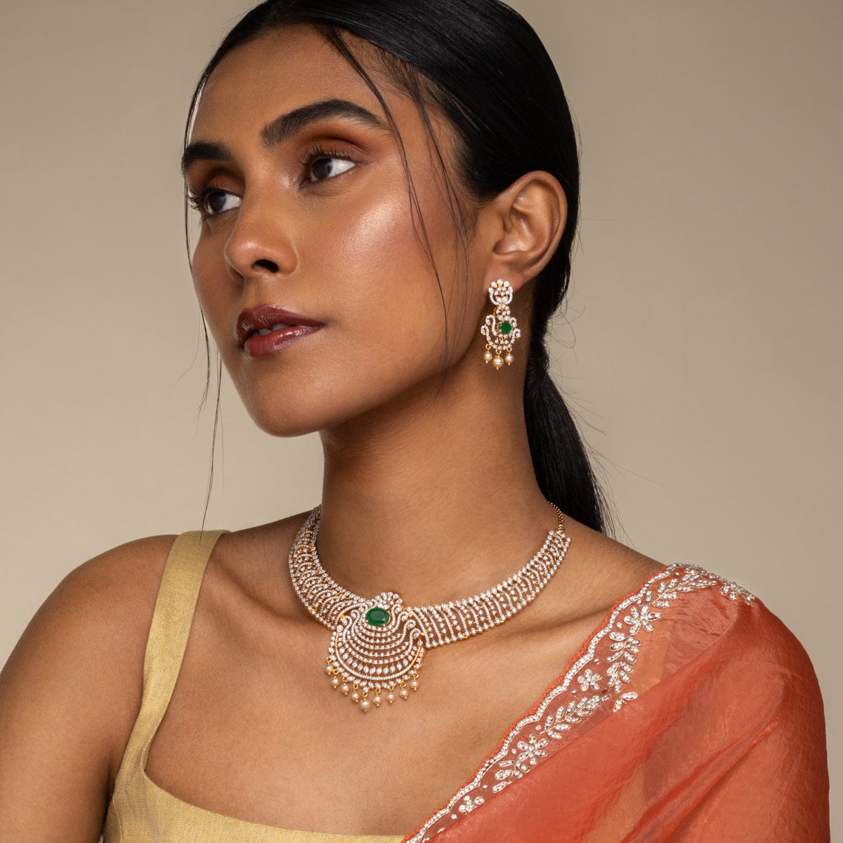 Zircon Necklace Zircon Necklace 192324