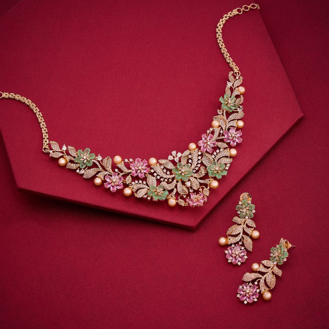 Zircon Necklace Zircon Necklace 192400