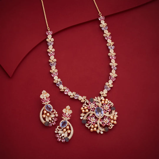 Zircon Necklace Zircon Necklace 192401