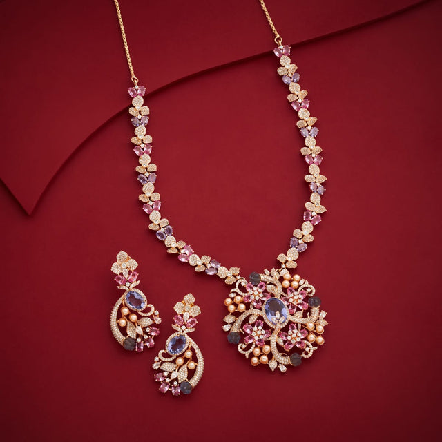 Zircon Necklace Zircon Necklace 192401