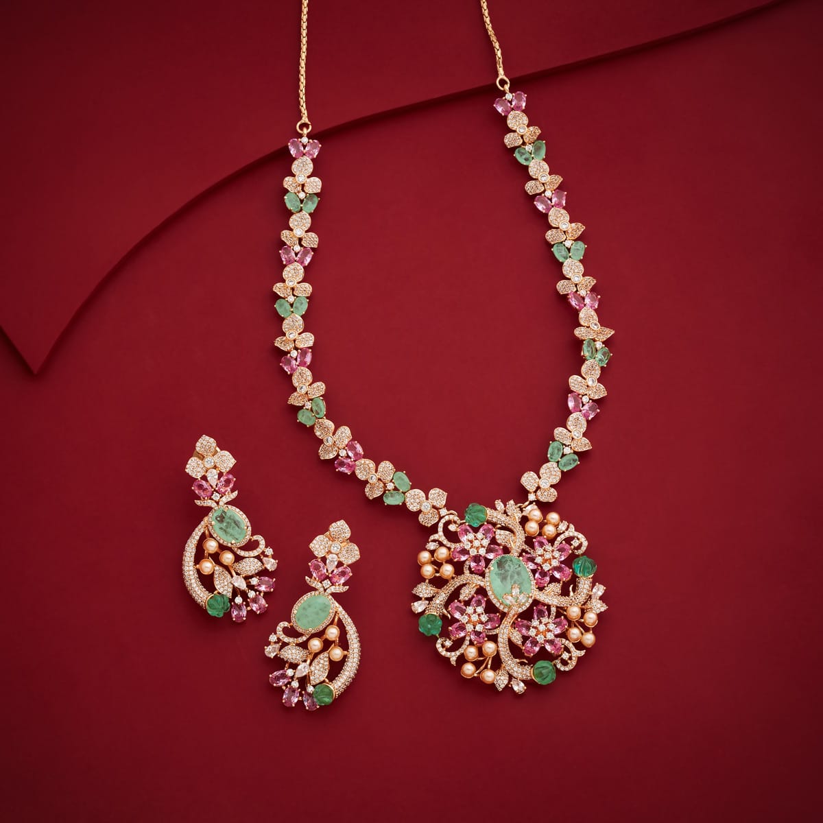 Zircon Necklace Zircon Necklace 192401