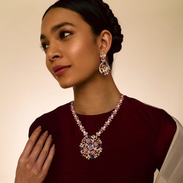 Zircon Necklace Zircon Necklace 192401