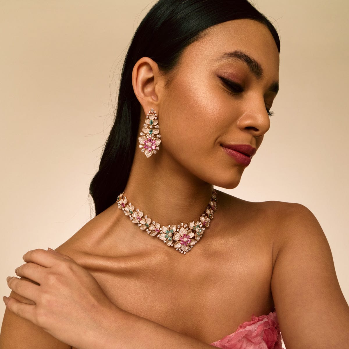 Zircon Necklace Zircon Necklace 192402