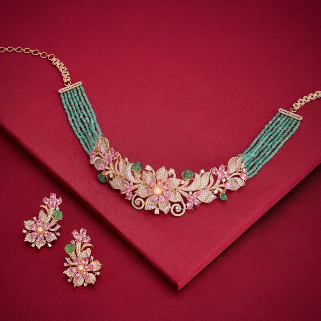 Zircon Necklace Zircon Necklace 192404