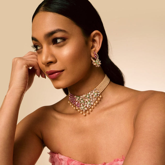 Zircon Necklace Zircon Necklace 192406