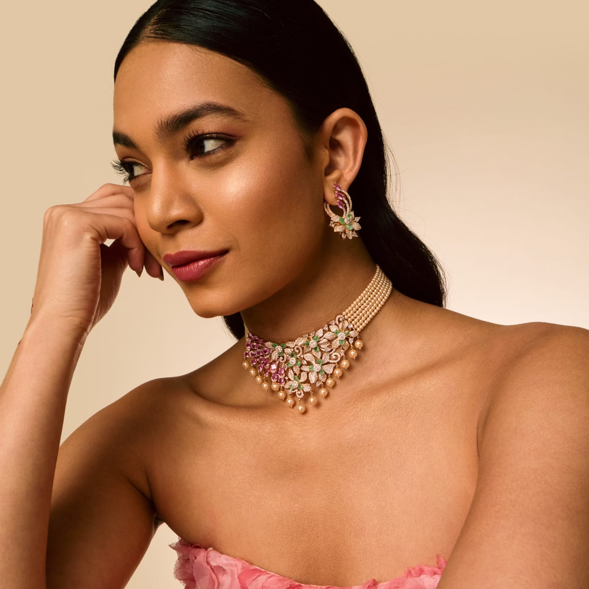 Zircon Necklace Zircon Necklace 192406