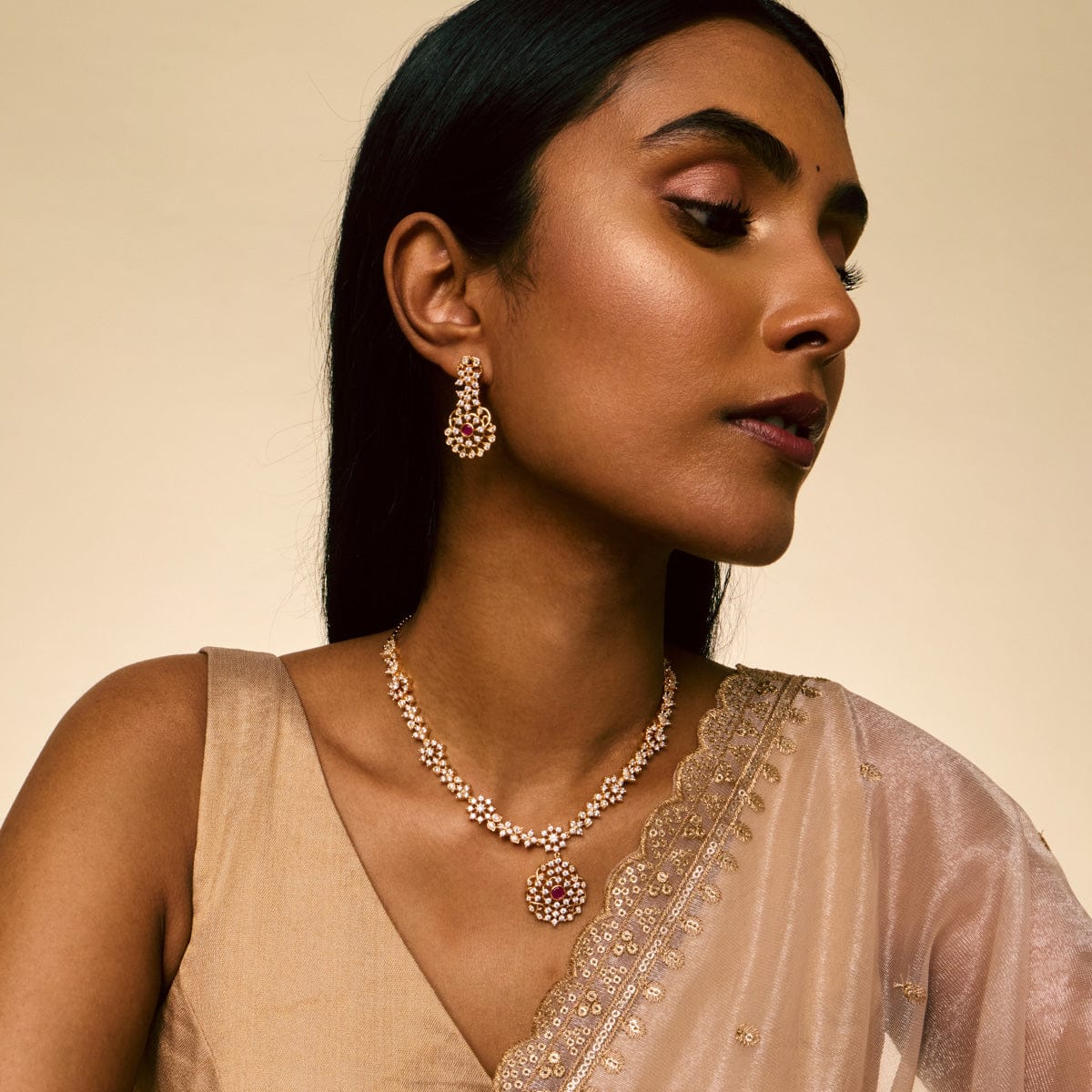 Zircon Necklace Zircon Necklace 192623