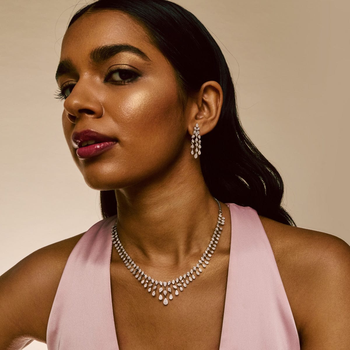 Zircon Necklace Zircon Necklace 193104