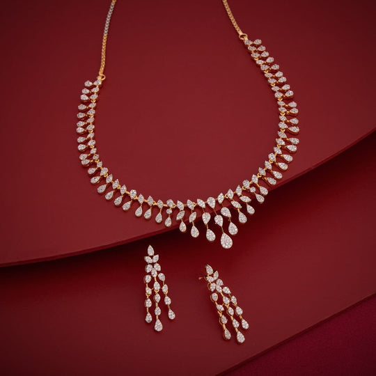 Zircon Necklace Zircon Necklace 193104