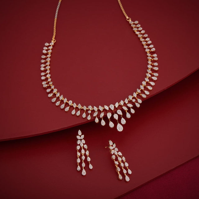 Zircon Necklace Zircon Necklace 193104