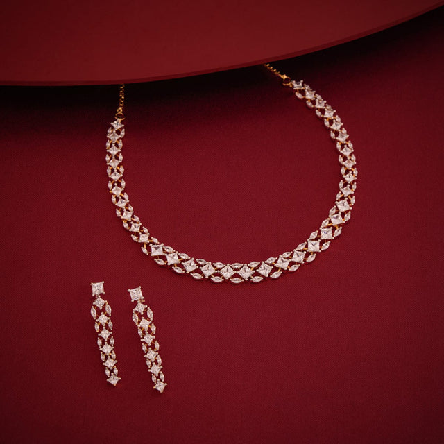 Zircon Necklace Zircon Necklace 193105